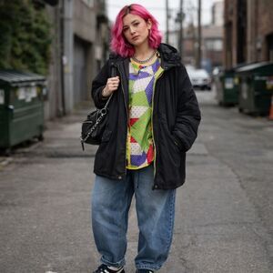 Anthropologie Quilt-Lined Anorak Jacket Women S Removable Lining Cotton Coat